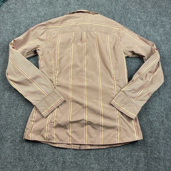 PATAGONIA Women’s Striped Long Sleeved Button down shirt size: 4 - Picture 2 of 5